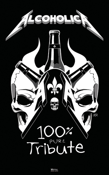 ALCOHOLICA - 100% Tribute Crest